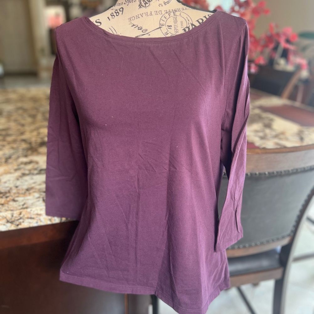 Burgundy Merona Top